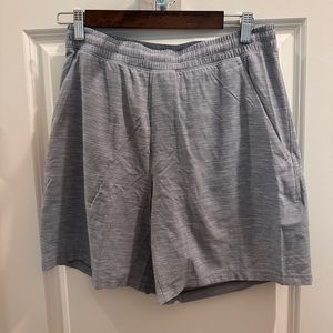 7 inch lined pace break shorts gray